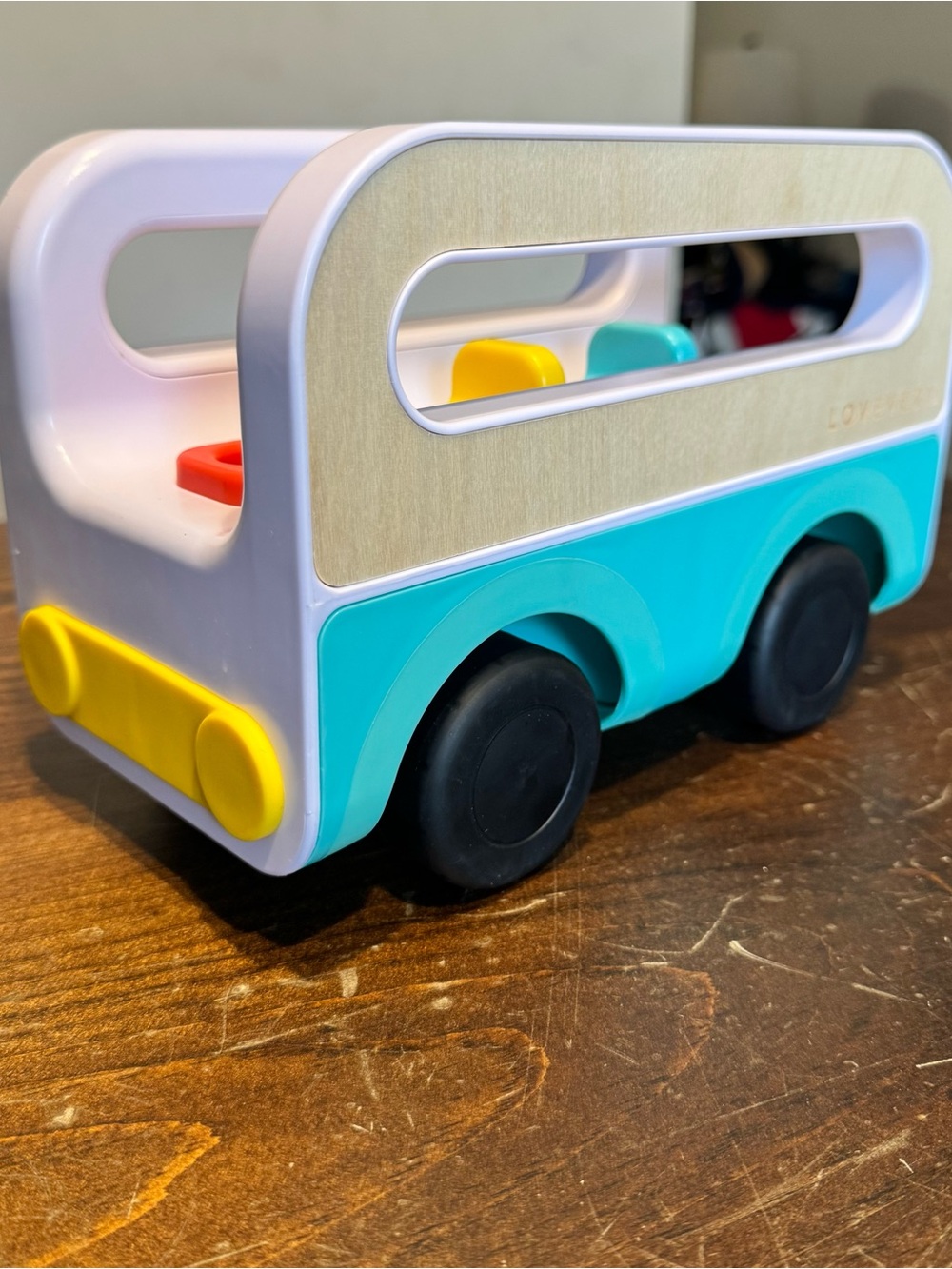 Lovevery Wheel Around Town Bus — No People Bus Only — Realist Play Kit